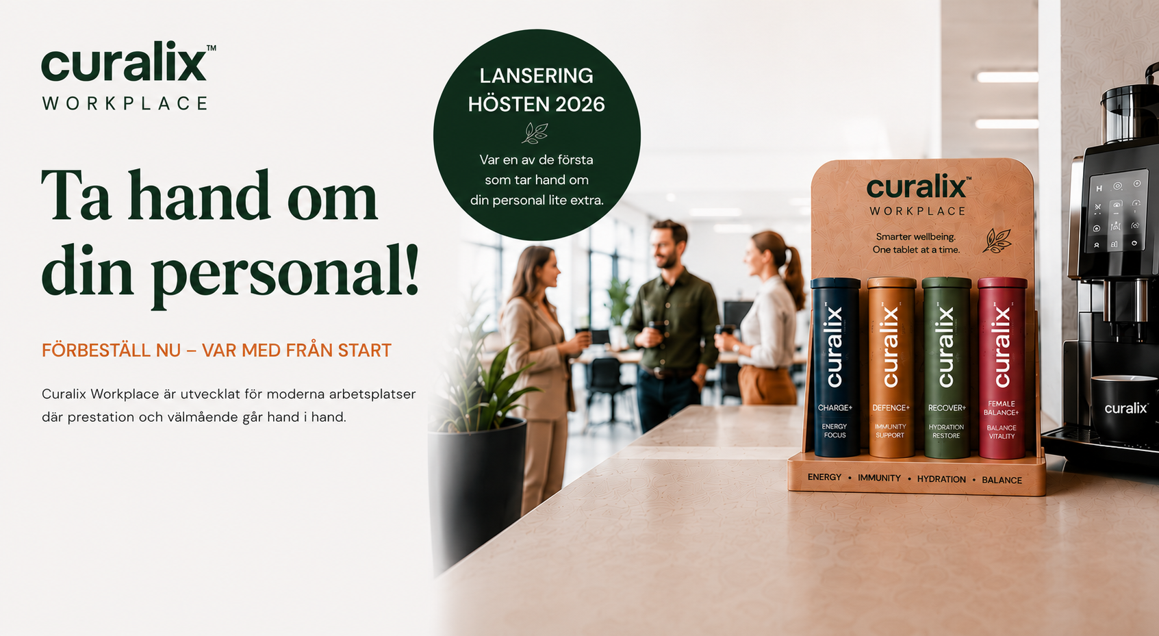 Curalix Workplace – Ta hand om din personal